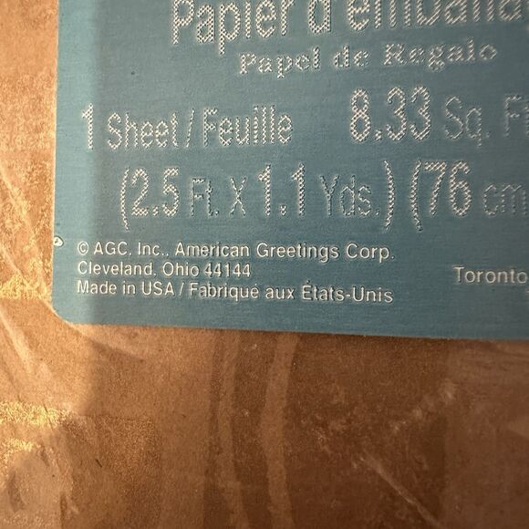 Vintage Sun Moon Stars Craft Paper Wrapping Paper American Greetings - Picture 4 of 5